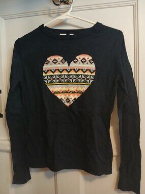 Gap Kids XXL Heart Girls Sweater